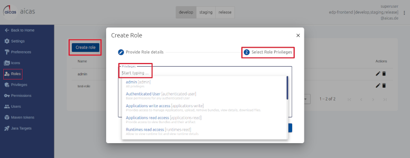 roles and privileges image